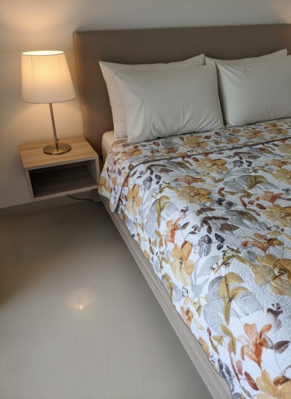 designer quilted bed cover