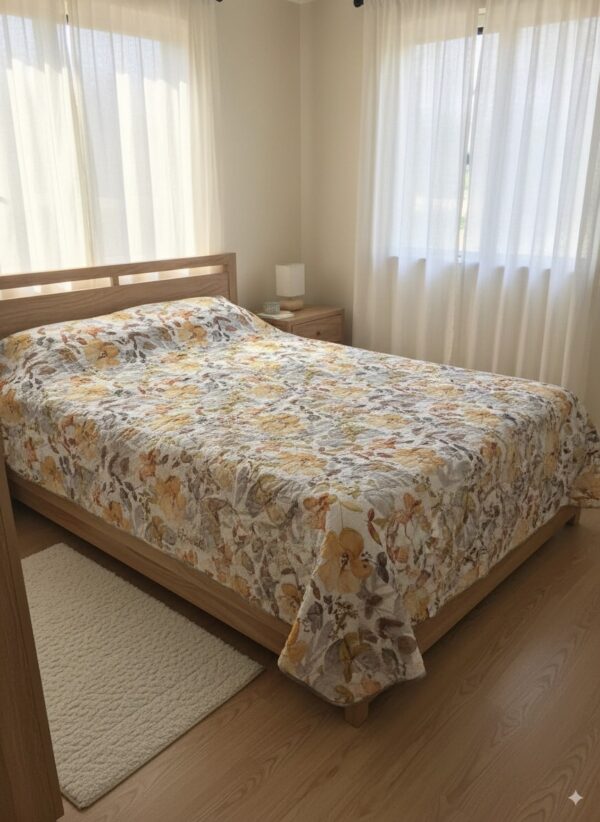 designer quilted bed cover