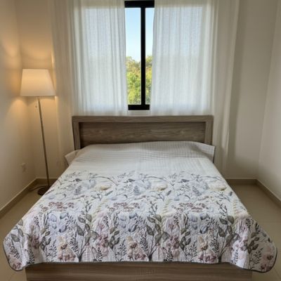 Designer quilted bed covers