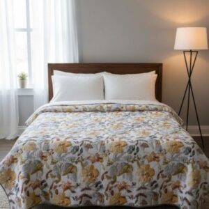 designer quilted bed cover