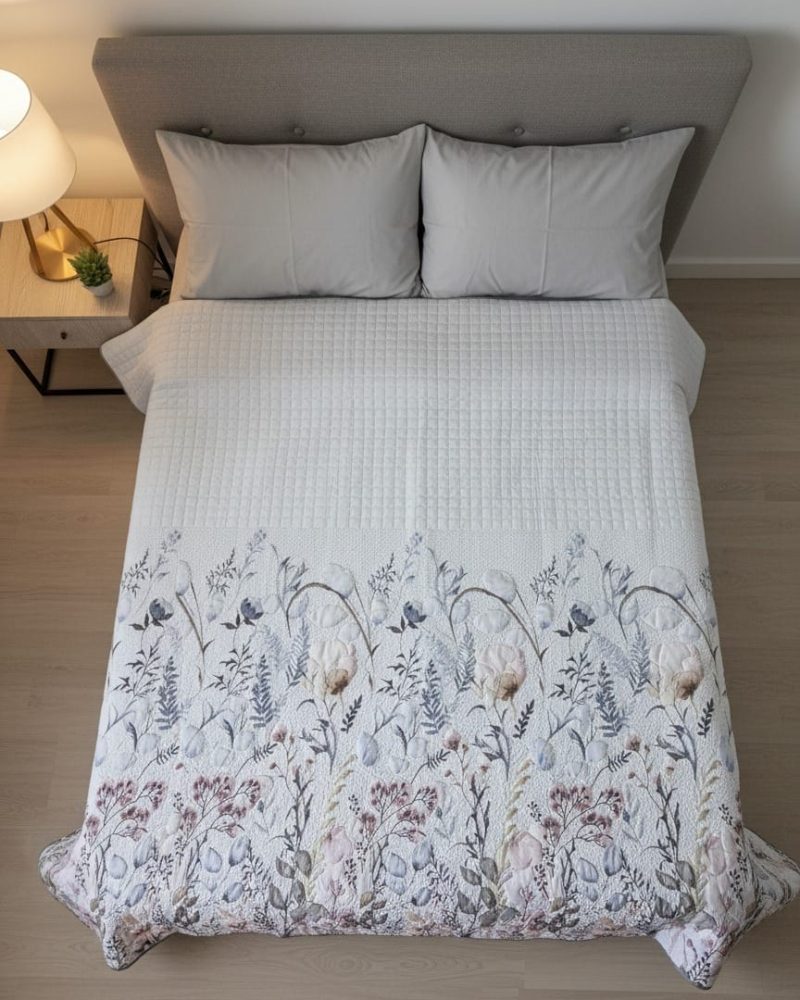 Home designer quilted bed covers